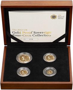 United Kingdom / The 2012 United Kingdom Gold Proof Sovereign Four-Coin Collection - photo