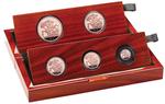 The Sovereign 2019 Five-Coin Gold Proof Set: Photo The Sovereign 2019 Five-Coin Gold Proof Set