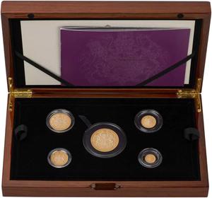 United Kingdom / The Sovereign 2022 Gold Piedfort Pattern Set - photo