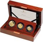 Britannia 2025 UK Three-Coin Gold Proof Set: Photo 2025 Britannia UK Three-Coin Gold Proof Set