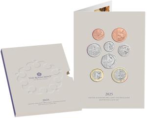 United Kingdom / 2025 United Kingdom Brilliant Uncirculated Definitive Coin Set - photo