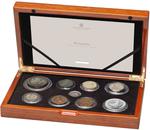 Britannia Through the Ages Nine-Coin Set: Photo Britannia Through the Ages Nine-Coin Set