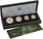 The 2003 United Kingdom Gold Proof Four Coin  Sovereign Collection: Photo 2003 Gold Proof Sovereign Four-Coin Set