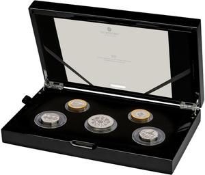 United Kingdom / 2025 United Kingdom Silver Proof Piedfort Commemorative Coin Set - photo
