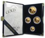 Gold American Eagles (1998): Photo 1998-W 4-Coin Proof American Gold Eagle Set (w/Box & COA)