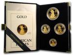 Gold American Eagles (1988): Photo 1988 4-Coin Proof American Gold Eagle Set (w/Box & COA)