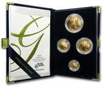 2007 American Eagle Gold Proof Four-Coin Set: Photo 2007-W 4-Coin Proof American Gold Eagle Set (w/Box & COA)