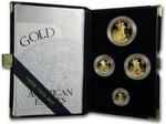 Gold American Eagles (1996): Photo 1996-W 4-Coin Proof American Gold Eagle Set (w/Box & COA)
