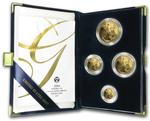 2004 American Eagle Gold Proof Four-Coin Set: Photo 2004-W 4-Coin Proof American Gold Eagle Set (w/Box & COA)