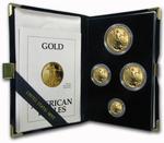 Gold American Eagles (1992): Photo 1992 4-Coin Proof American Gold Eagle Set
