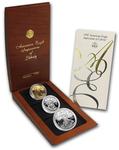 1997 American Eagle - Impressions of Liberty: Photo 1997 3-Coin Proof Impressions of Liberty Set (Signed, Box & COA)