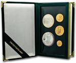 The Philadelphia Set (1993): Photo 1993 5-Coin Proof Gold & Silver Philadelphia Set (Box/No CoA)